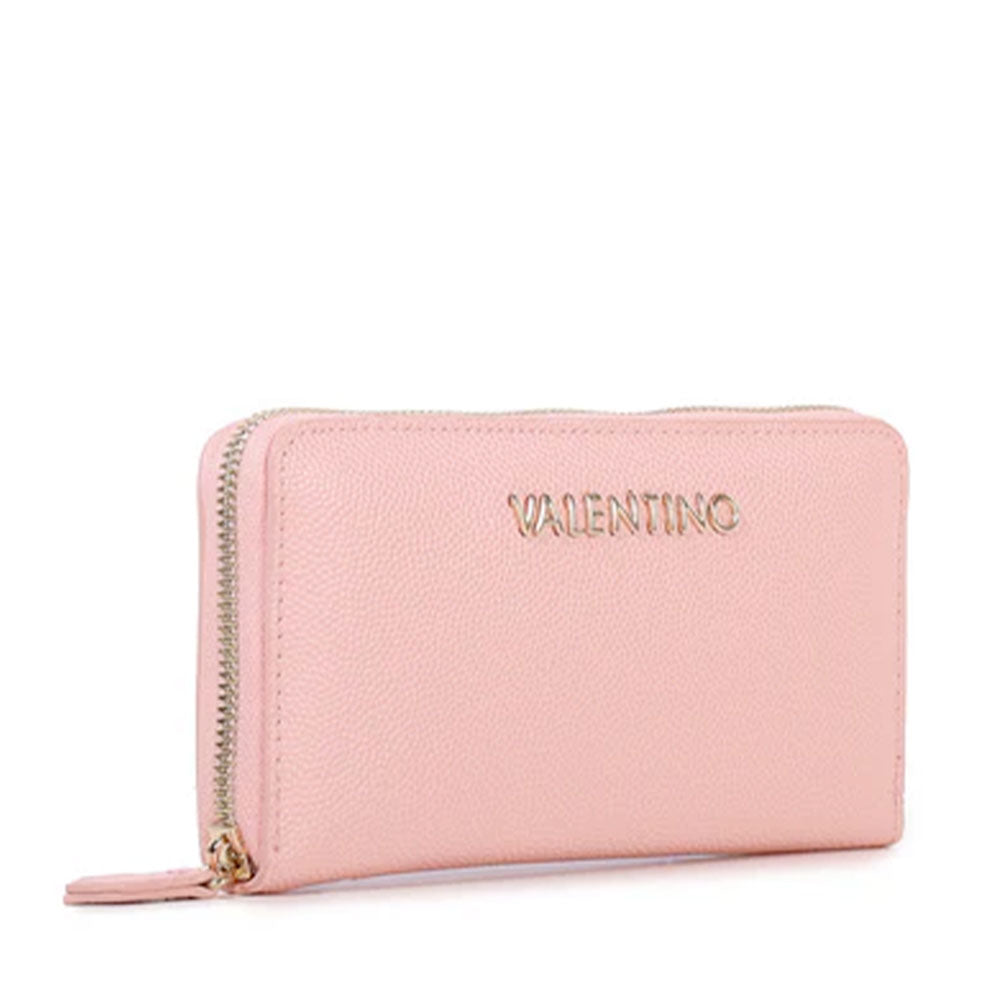 Portafoglio Donna VALENTINO BAGS Chiuso con Zip Linea Divina Colore Cipria