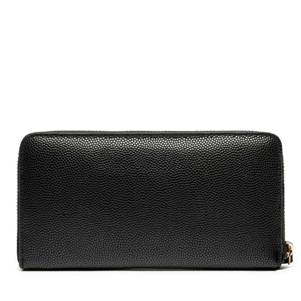 Portafoglio Donna VALENTINO BAGS Chiuso con Zip Linea Divina Colore Nero - Gold