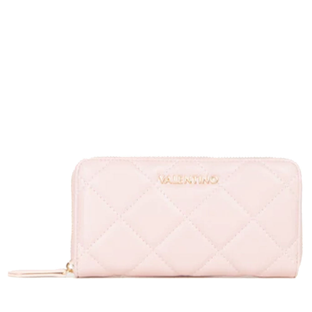 Portafoglio Donna VALENTINO BAGS Chiuso con Zip Linea Ocarina Colore Cipria