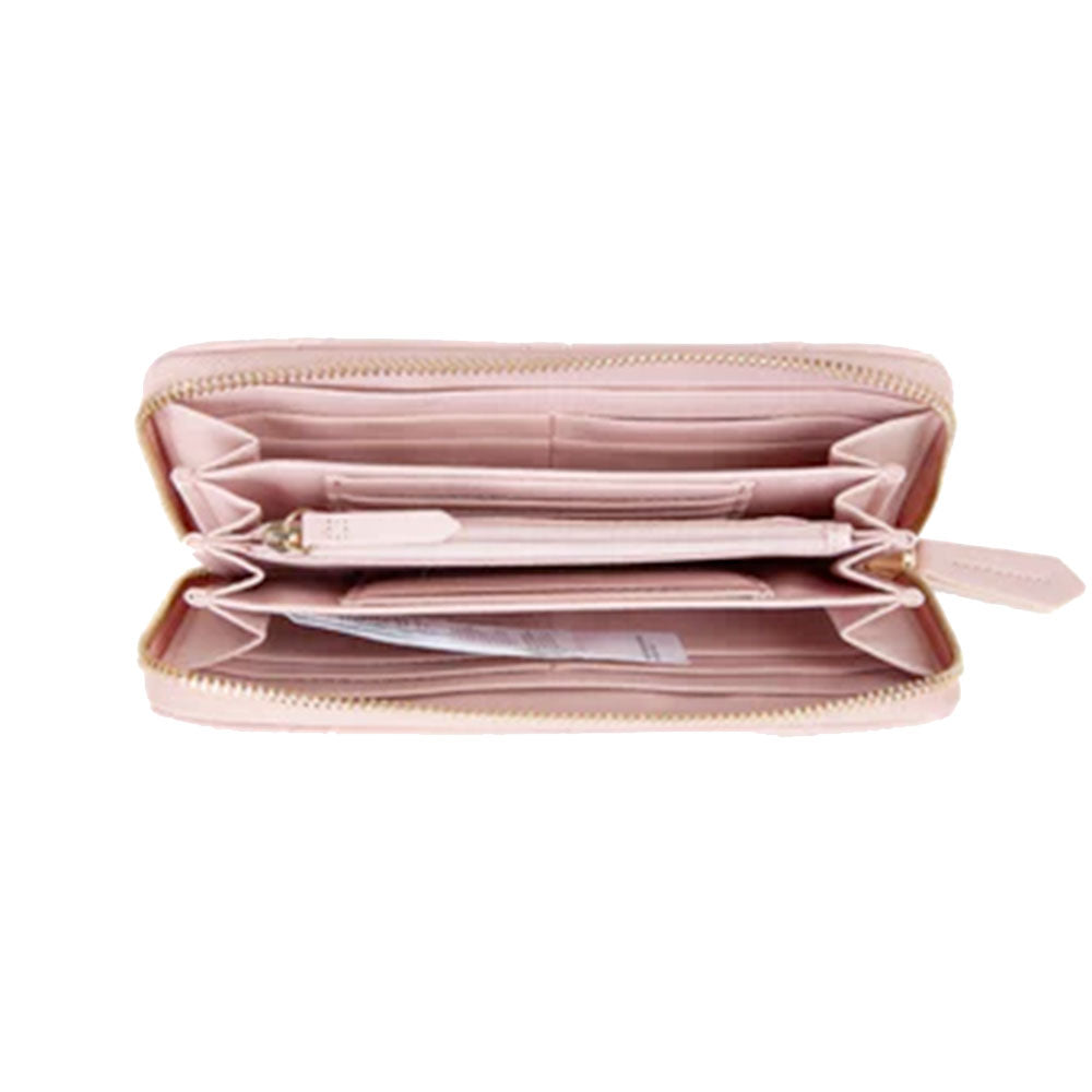 Portafoglio Donna VALENTINO BAGS Chiuso con Zip Linea Ocarina Colore Cipria