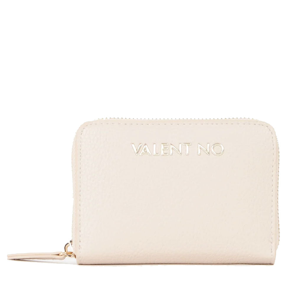 Portafoglio Donna VALENTINO BAGS Zip Around Linea Alexia Colore Ecru Misura Piccola
