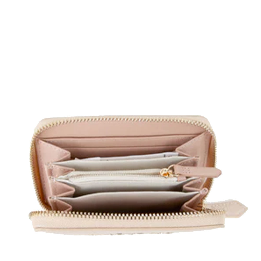 Portafoglio Donna VALENTINO BAGS Zip Around Linea Alexia Colore Ecru Misura Piccola