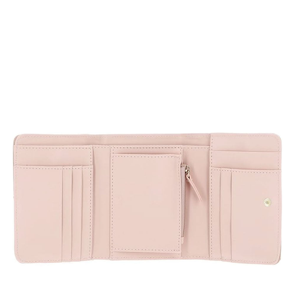 Portafoglio Donna VALENTINO BAGS Linea Brixton Colore Cipria Chiuso con Bottone