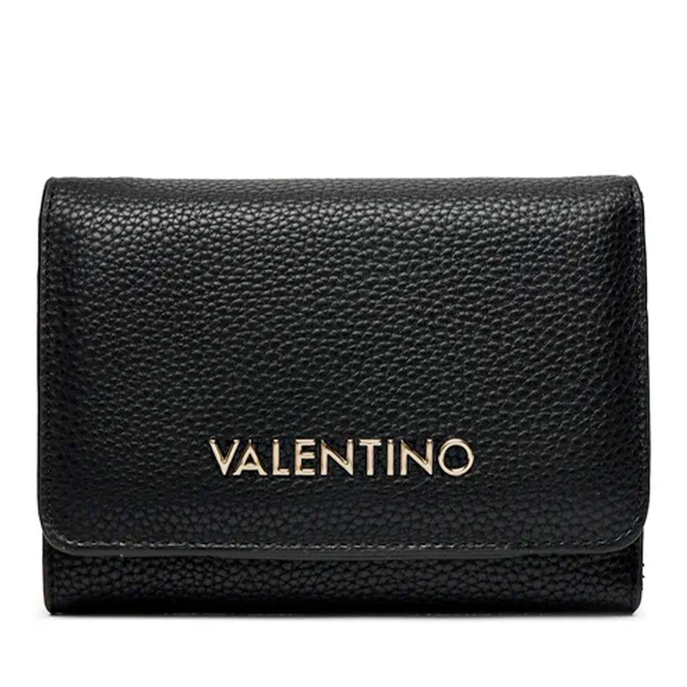 Portafoglio Donna VALENTINO BAGS Linea Brixton Colore Nero Chiuso con Bottone