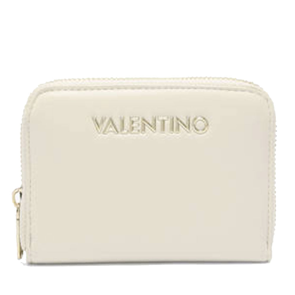 Portafoglio Donna VALENTINO BAGS Linea Clio Re Colore Ecru Chiuso con Zip