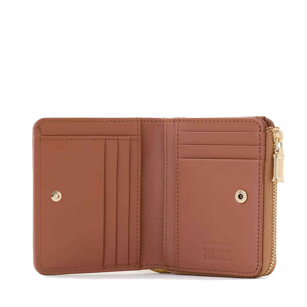Portafoglio Piccolo con Zip e Bottone 1A Classe Alviero Martini stampa Geo Classic W081