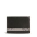 Portafoglio Uomo con Portamonete 1A Classe Alviero Martini in Pelle Nera con Inserto Geo Dark W143