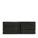 Portafoglio Uomo con Portamonete 1A Classe Alviero Martini in Pelle Nera con Inserto Geo Dark W143