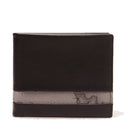Portafoglio Uomo con Portamonete 1A Classe Alviero Martini in Pelle Nera con Inserto Geo Dark W149