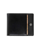 Portafoglio Piccolo con Portamonete 1A Classe Alviero Martini in Pelle Nera con Inserto Geo Classic W152