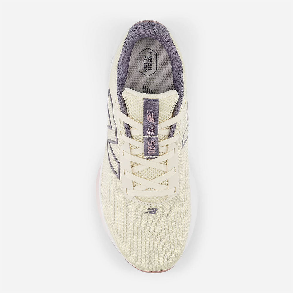 Sneakers Running Donna NEW BALANCE Fresh Foam 520 V9 in Tessuto Sintetico Linen Grey e Rosewood