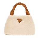 Borsa Donna Mini a Mano GUESS Linea Shaida colore Natural - Cognac