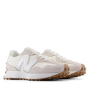 Sneakers Donna NEW BALANCE 327 in Suede e Pelle colore Angora Silver Metallic