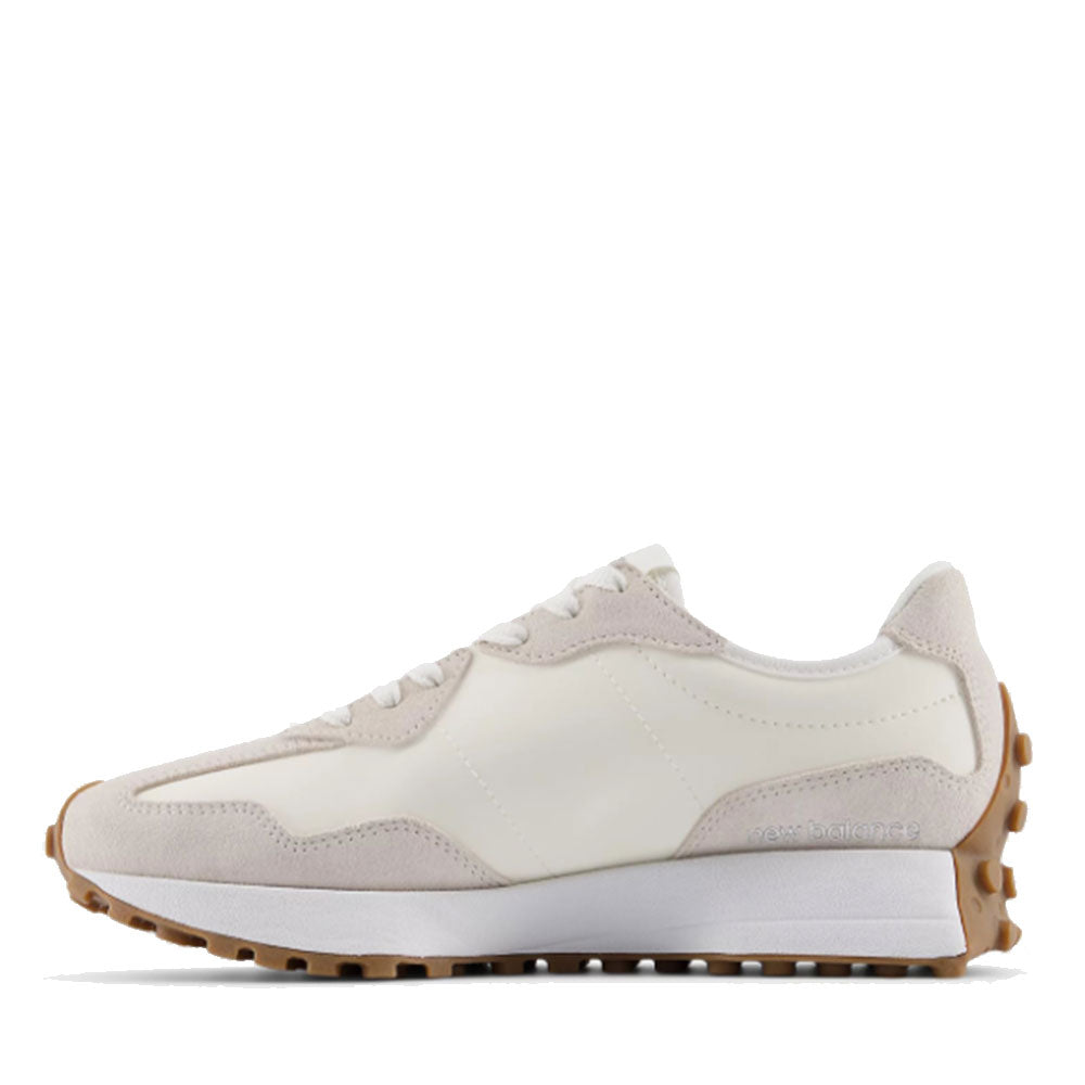Sneakers Donna NEW BALANCE 327 in Suede e Pelle colore Angora Silver Metallic