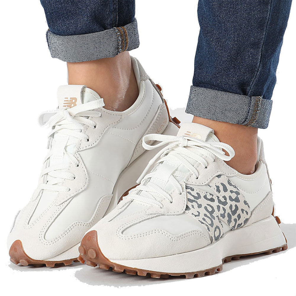 Scarpe Donna NEW BALANCE Sneakers 327 in Suede e Mesh colore Sea