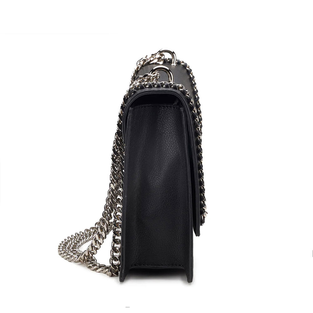 Crossbody Tasche Schwarz Kettenhenkel Schultertasche Zara Tasche