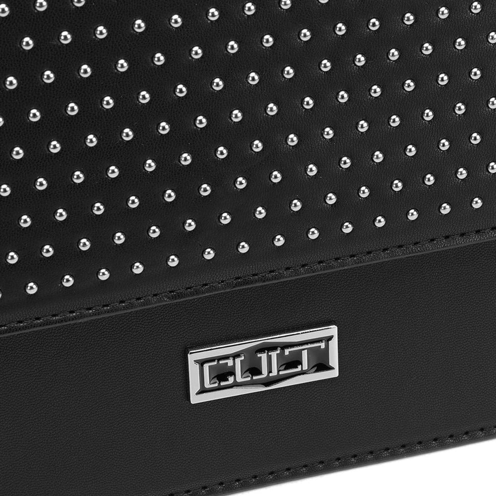 Borsa a Spalla e Tracolla CULT linea Missy Nera con Borchie