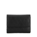 Portafoglio Donna con Bottone CULT linea Jamie in Pelle Nera