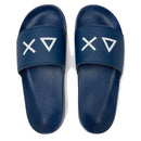 Ciabatte da Uomo Sun68 Linea Slippers Logo Colore Navy Blue - X36110