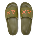 Ciabatte da Uomo Sun68 Linea Slippers Logo Colore Militare - X36110