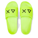 Ciabatte da Uomo Sun68 Linea Slippers Logo Colore Giallo Fluo - X36110