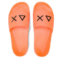Ciabatte da Uomo Sun68 Linea Slippers Logo Colore Arancio Fluo - X36110