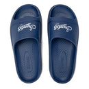 Ciabatte da Uomo Sun68 Linea Slippers Monoblock Print Sun68 Colore Navy Blue - Bianco - X36115
