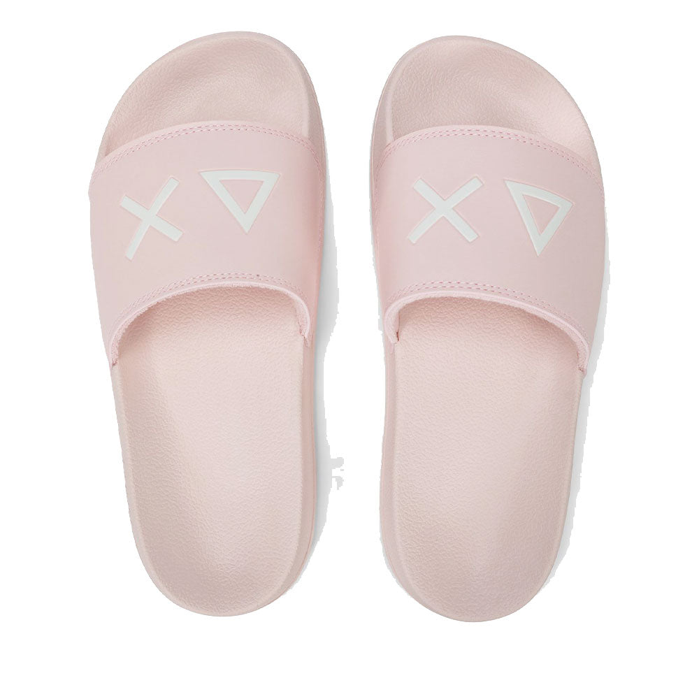Ciabatte da Donna Sun68 Linea Slippers Logo Colore Porcellana - X36210