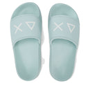 Ciabatte da Donna Sun68 Linea Slippers Logo Colore Verde Acqua- X36210