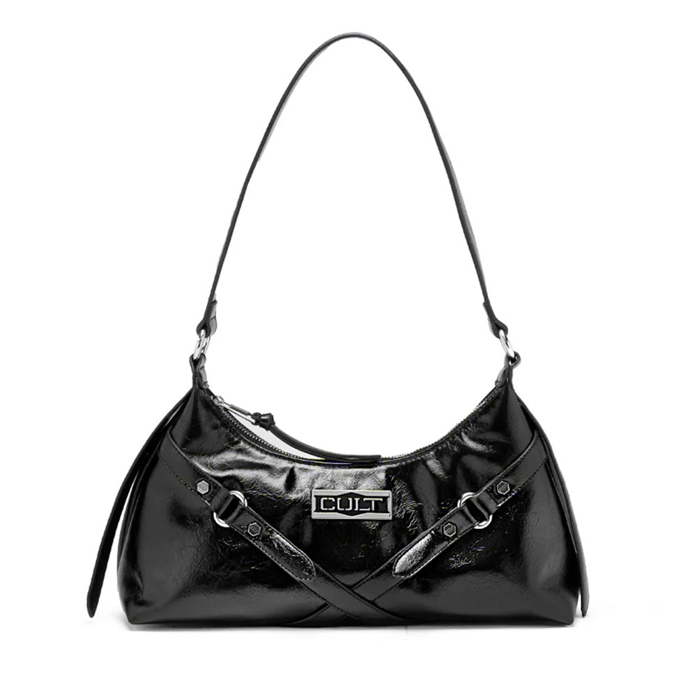 Borsa a Spalla CULT linea Amy Lucida Nera