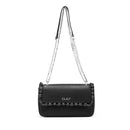 Borsa Donna a Spalla e Tracolla CULT linea Yoko Nera con Volant