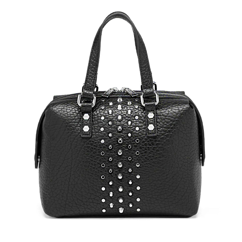 Bauletto Donna Mini CULT linea Kelly Nero con Borchie