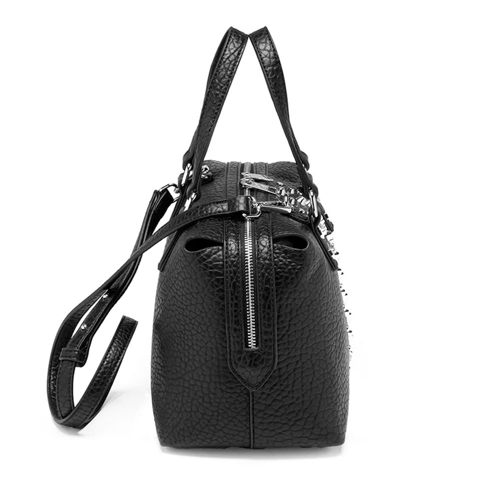 Bauletto Donna Mini CULT linea Kelly Nero con Borchie
