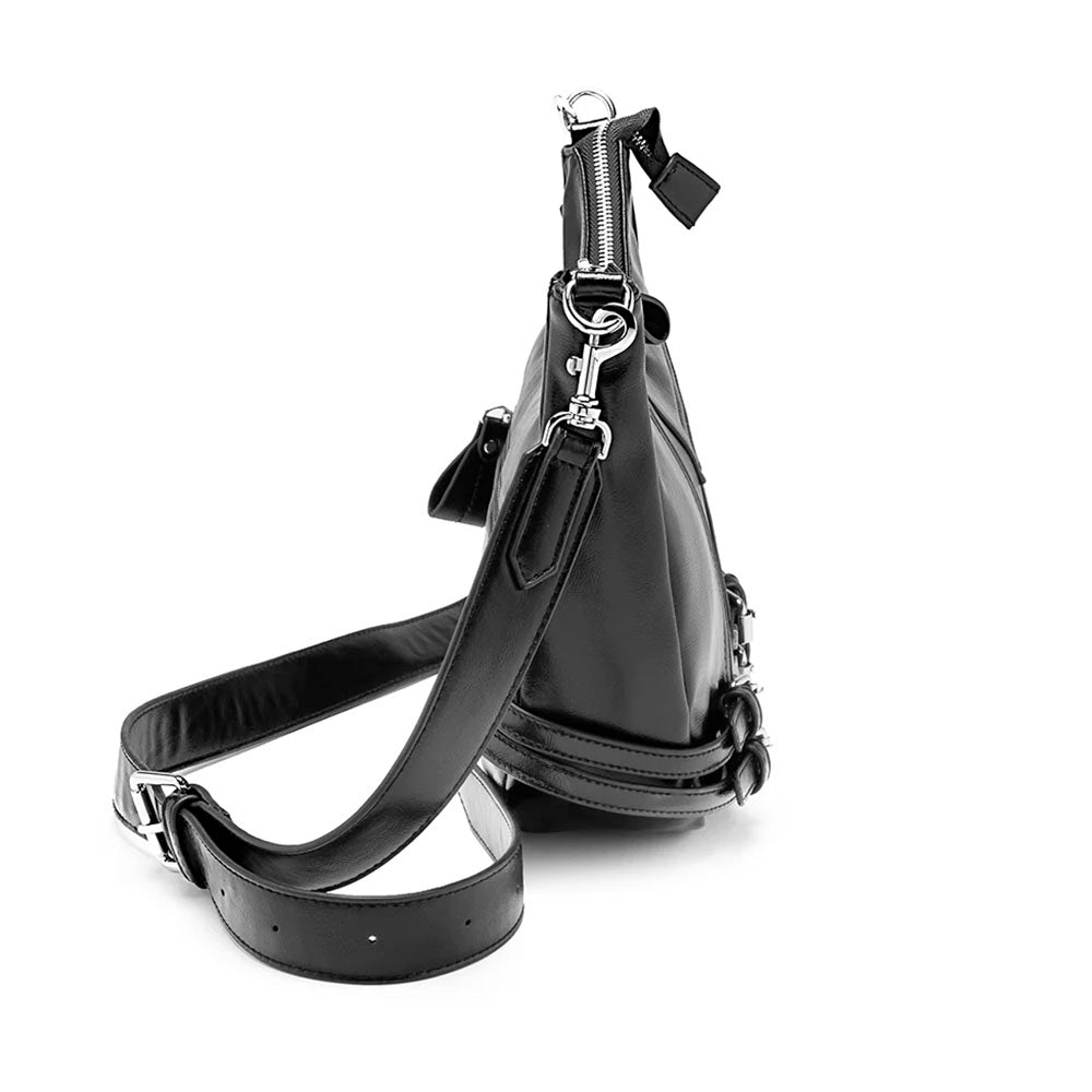 Hobo Bag Donna CULT linea Miley Lucida Nera