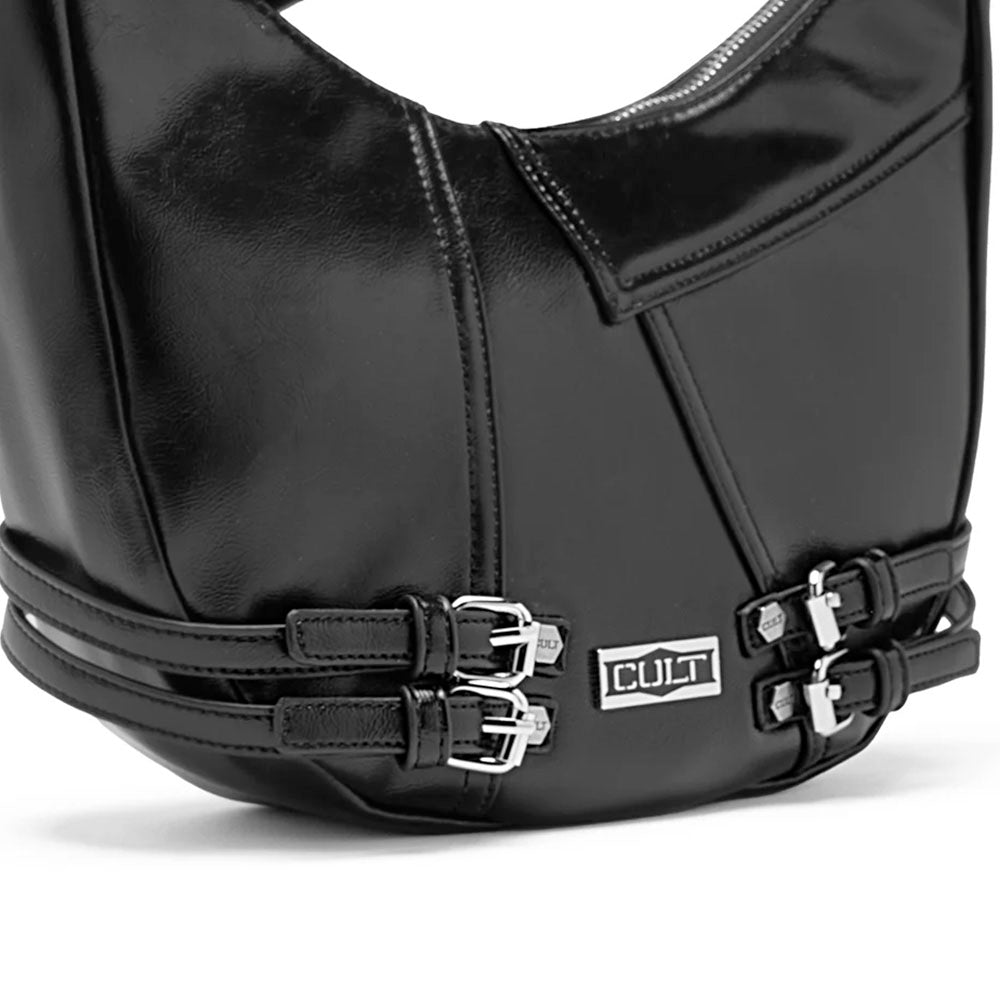 Hobo Bag Donna CULT linea Miley Lucida Nera