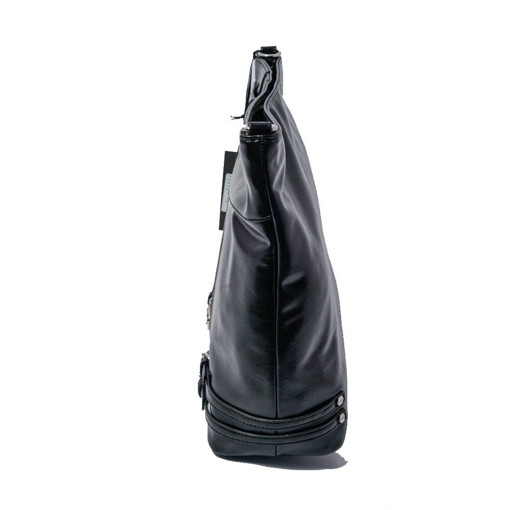Borsa Donna a Spalla CULT linea Miley Lucida Nera