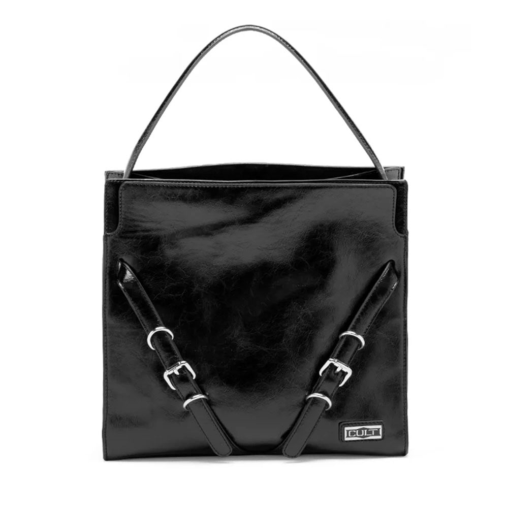 Borsa a Spalla CULT linea Taylor Lucida Nera