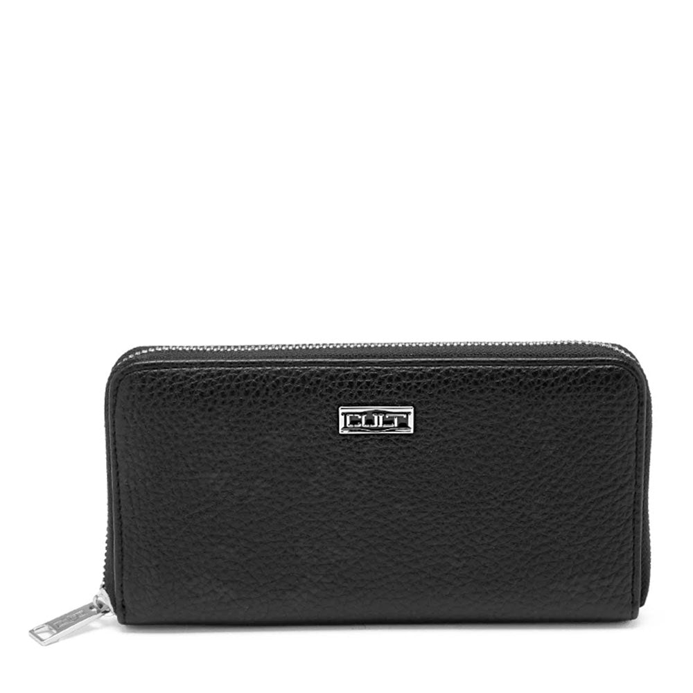 Portafoglio Donna Zip Around CULT linea 195 Nero