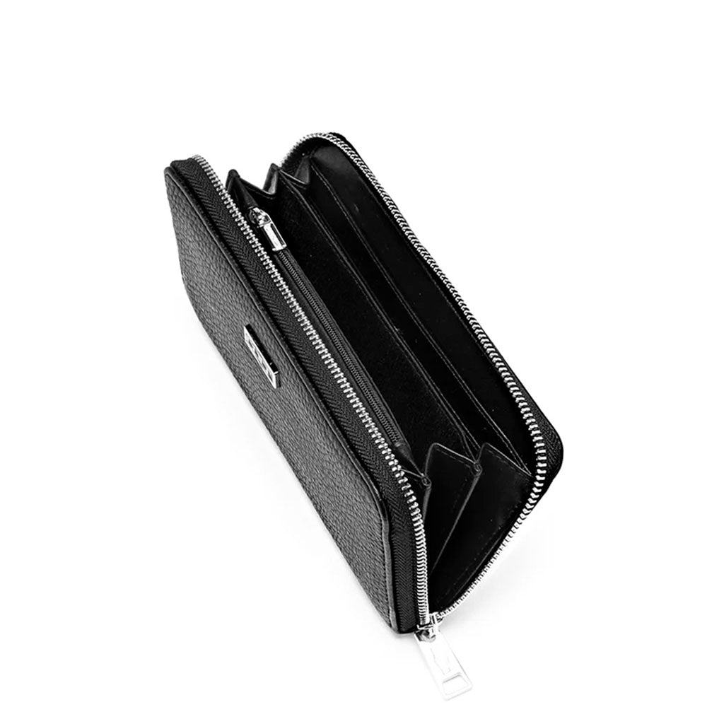 Portafoglio Donna Zip Around CULT linea 195 Nero