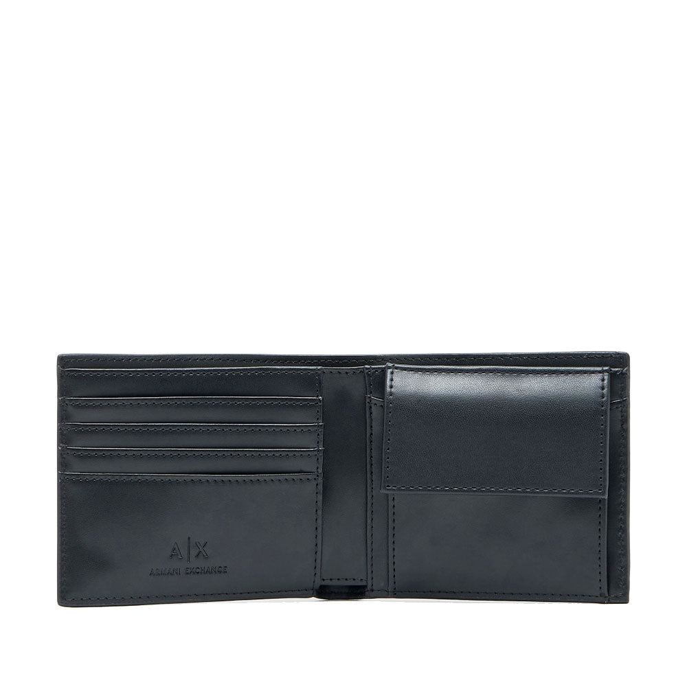 Men's Black Wallet ARMANI EXCHANGE Dylan with Coin Pocket