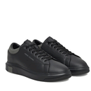 ARMANI EXCHANGE Herren-Sneaker aus Leder, Schwarz - Chimera