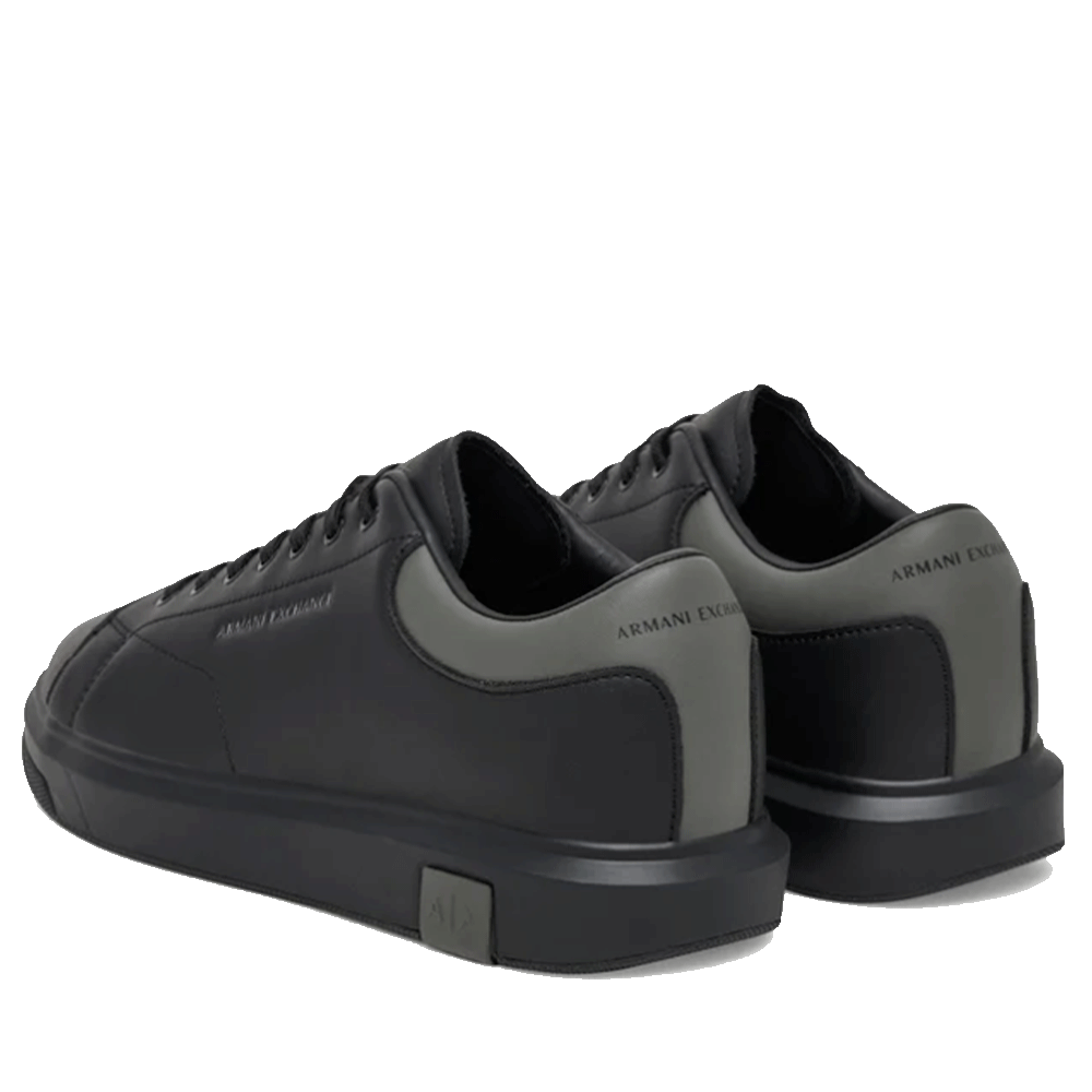 ARMANI EXCHANGE Herren-Sneaker aus Leder, Schwarz - Chimera