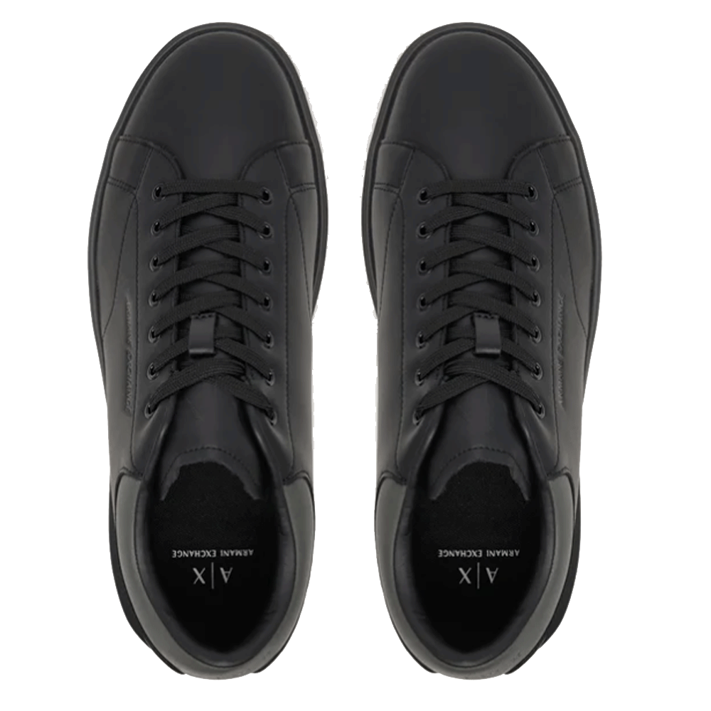 ARMANI EXCHANGE Herren-Sneaker aus Leder, Schwarz - Chimera