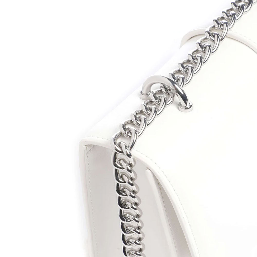 Borsa Donna a Tracolla ARMANI EXCHANGE Chiusa con Pattina colore Off White
