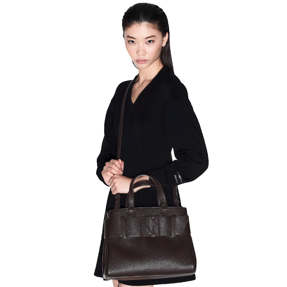 Borsa Donna a Mano ARMANI EXCHANGE colore Hot Fudge Linea Susie