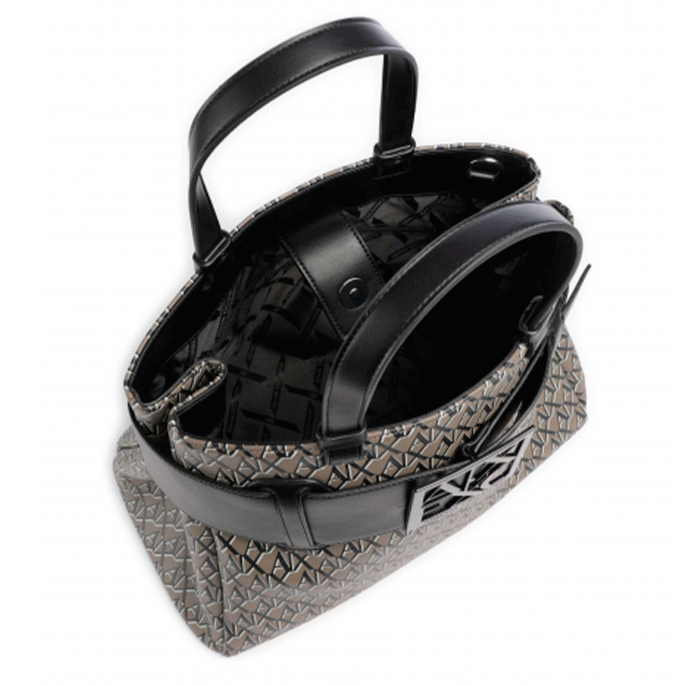 Borsa Donna a Mano ARMANI EXCHANGE Colore Brown Bass - Black Linea Susie