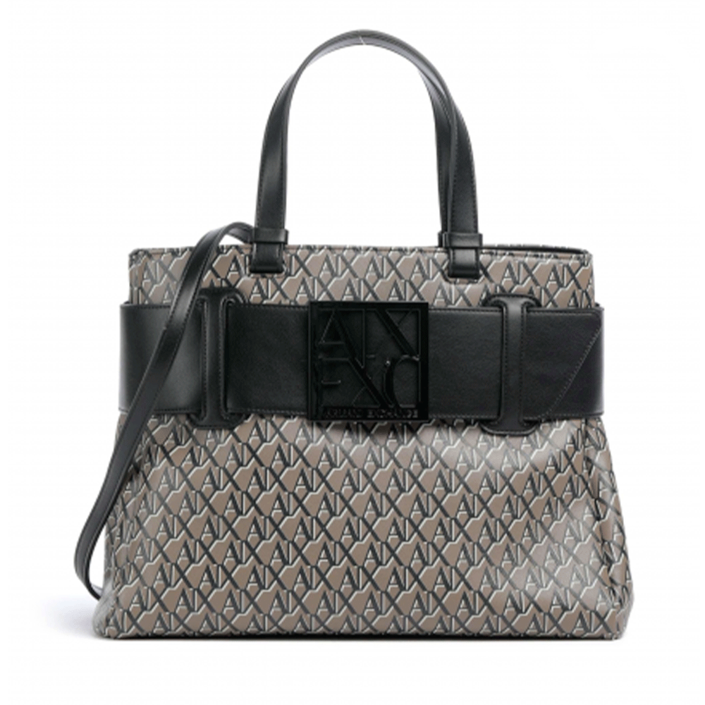 Borsa Donna a Mano ARMANI EXCHANGE Colore Brown Bass - Black Linea Susie