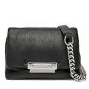 Women's Black Crossbody Bag ARMANI EXCHANGE Victoria with Flap Closure