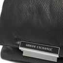 Women's Black Crossbody Bag ARMANI EXCHANGE Victoria with Flap Closure