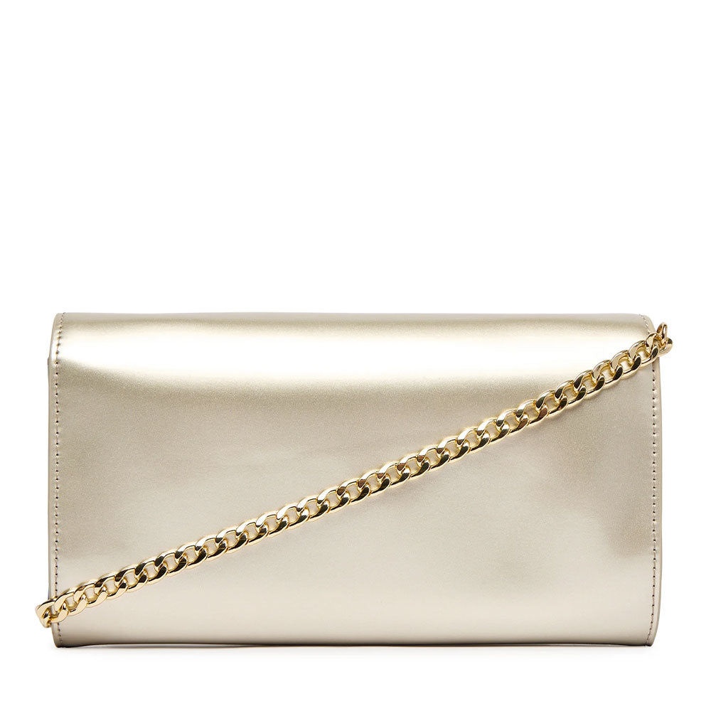 Mini Clutch Donna con Tracolla in Catena ARMANI EXCHANGE colore Oro Linea Amy